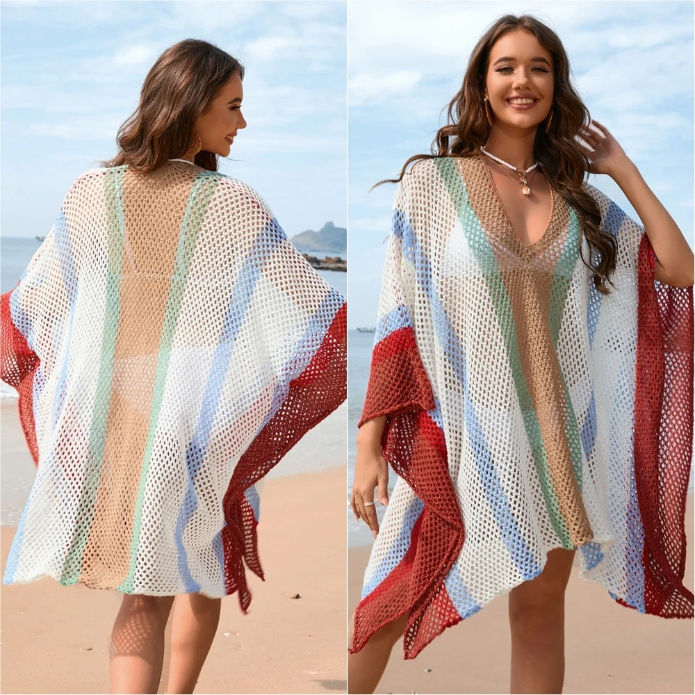 Luminous Sands Openwork Coverup - White